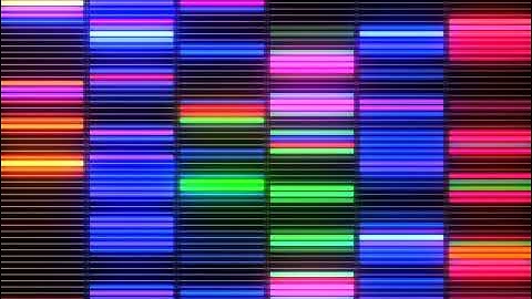 Colorful vj loop equalizer