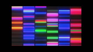 Colorful vj loop equalizer