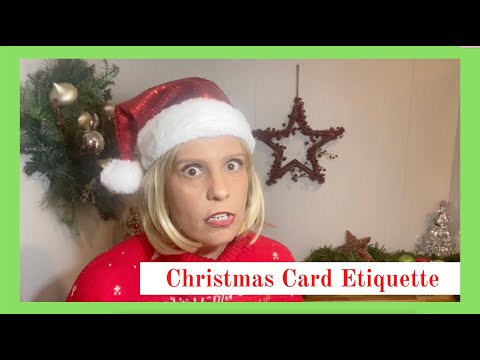 Christmas Card Etiquette | Funny Guide to Christmas Cards | Jingle on with Jenny |  Episode 1