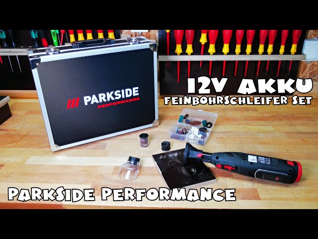 PARKSIDE PERFORMANCE® 12 V Akku-Feinbohrschleifer PPFBSA 12 A1 Starterset -  YouTube | Schleifmaschinen