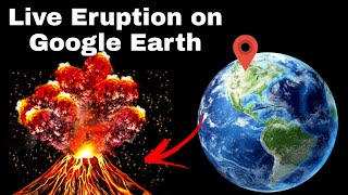 #104 I found active Volcano 🌋 on Google Earth 🌎 // Google Earth secret location.