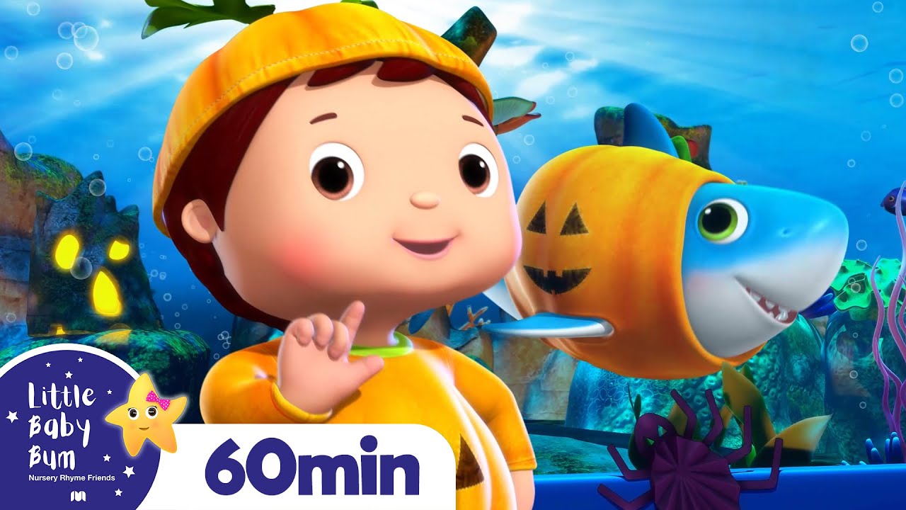 Halloween baby shark more spooky kids songs little baby bum youtube