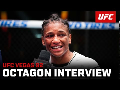 Angela Hill Octagon Interview  UFC Vegas 92