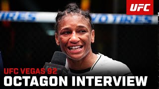 Angela Hill Octagon Interview | UFC Vegas 92