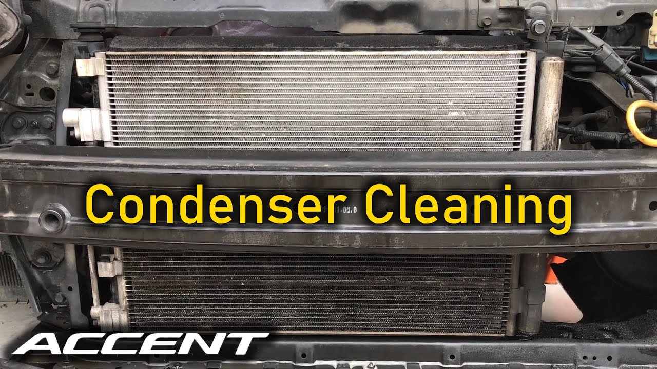 Очистка конденсатора - Hyundai Accent