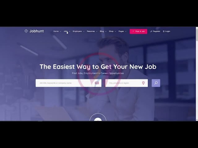 WordPress Theme JobHunt Demo Video