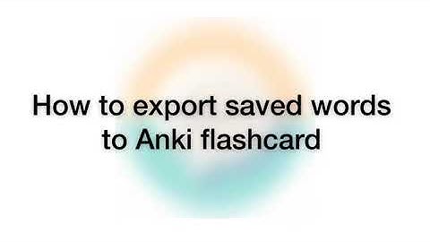 How to Export Vocabularies of Netflix & YouTube to Anki Flashcards