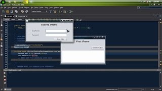 How to transfer data between two different jframe in java by Sagni Telila