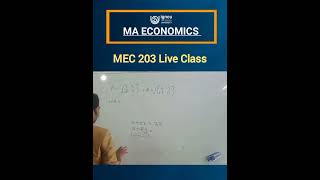Economics shorts | MA Economics Ignou MAEC MEC| MEC 203 |  MEC 103 #kuldeepsingheconomicsclasses