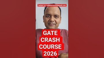 GATE 2026 CRASH COURSE For Mathematics | #gatemaths #gate2026 #gatemathematics #csirnetmaths #iitjam