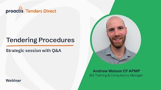 Tendering Procedures, Part 2: Strategy session with Q&A | Tenders Direct