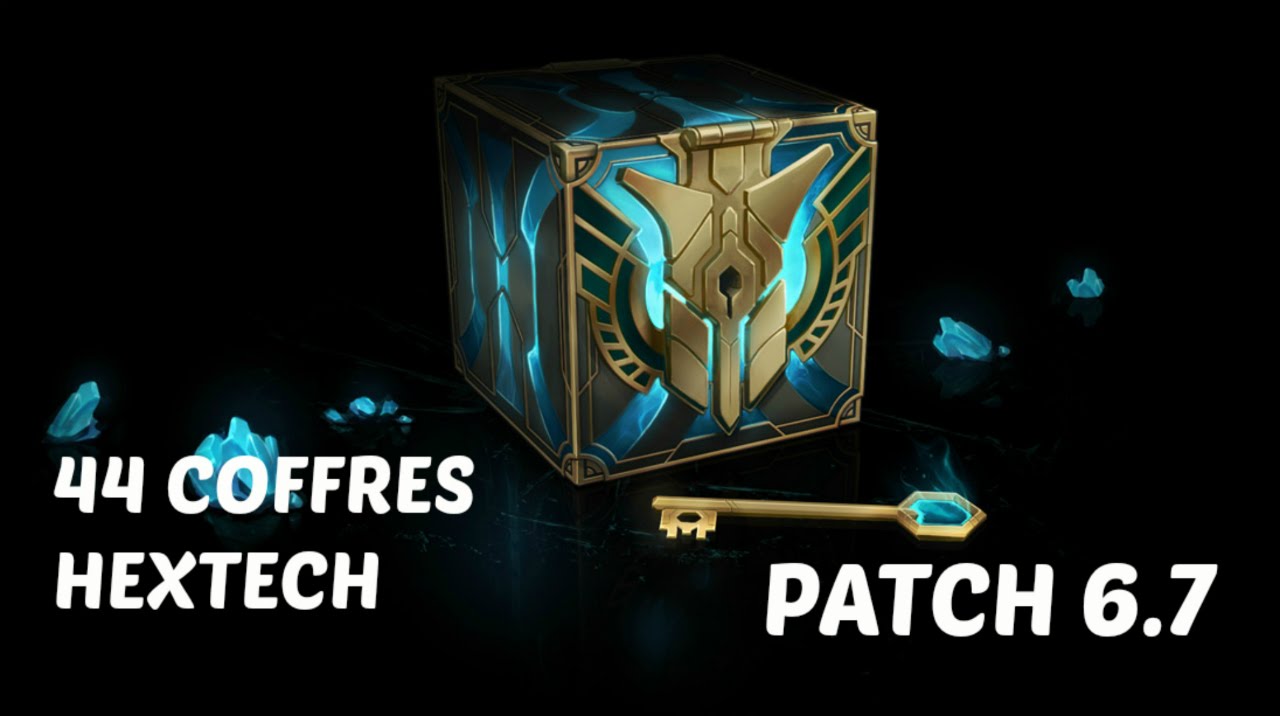 LOL | 44 COFFRES HEXTECH APRES LE PATCH 6.7 - YouTube