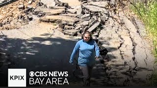 Landslide in Santa Cruz Mountains impacting community