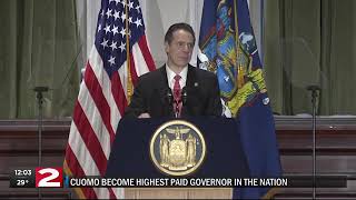 Pay raise: Cuomo to become highest paid governor in the nation