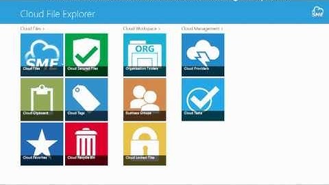 SME Windows 8 Cloud File Explorer Video overview