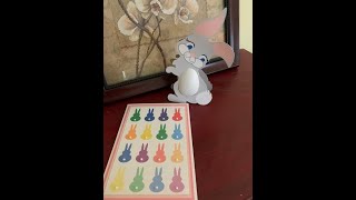 Bunny card & Kinder Egg holder