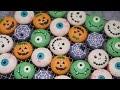 Halloween Macarons For Beginners #1 할로윈 마카롱 만들기 초보자 편ㅣSUGAR BEAN