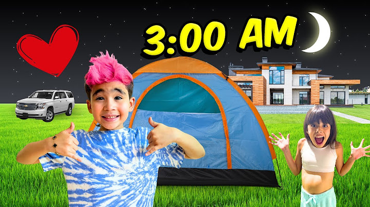 ACAMPAMOS UNA NOCHE EN MI CASA CON MI NOVIA