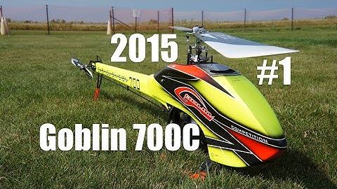 First Flight of 2015- Goblin 700 Competition
