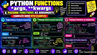 Python *args, **kwargs & Passing Functions as Arguments: Complete Guide | NeuralAICodeCraft