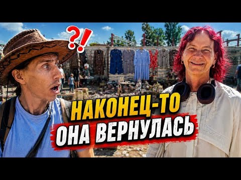 HOORAY! Vlada is with us. And the flea market lives its own life.