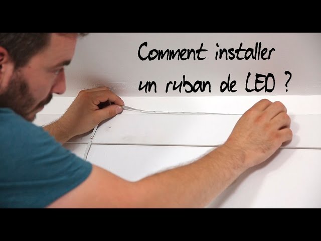 Comment coller un ruban led ?