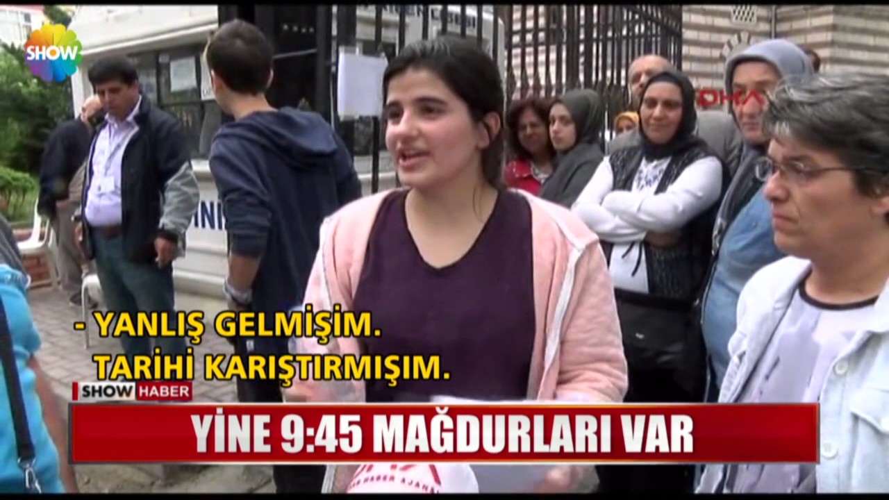Yine 9:45 mağdurları var