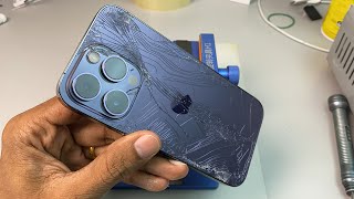 Turning Destroyed iPhone 14 Pro Into New iPhone