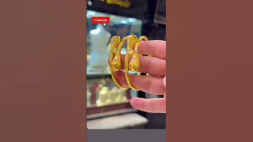 Elegant Gold Bangles Designs Gold Bangles Banglesdesign Goldbangles 