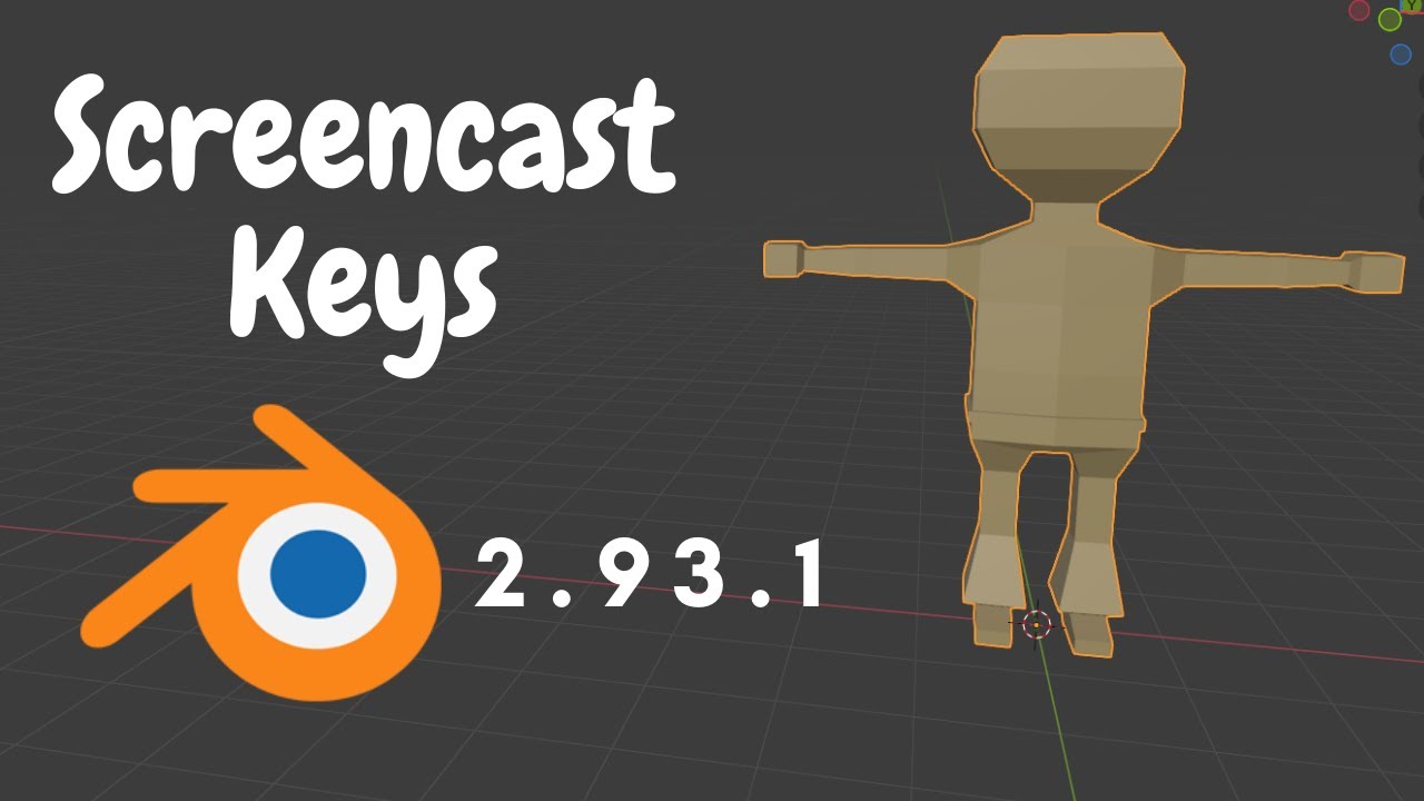 Install Screencast Keys | Blender 2.93.1 - YouTube