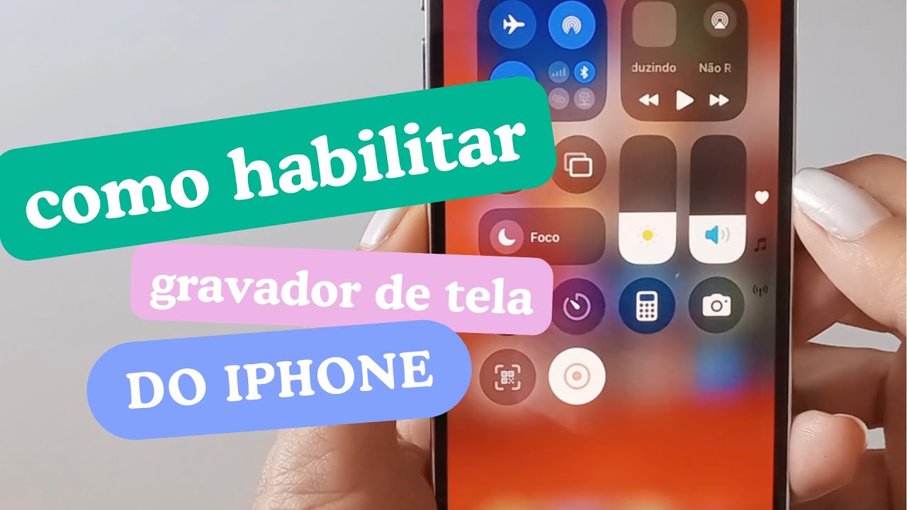 Como habilitar ou ativar gravador de tela do iPhone - YouTube