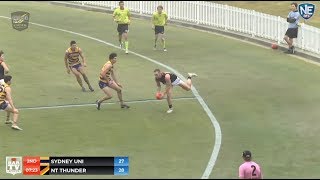 2019 NEAFL Round 10 Highlights: skillful tricks and hard hits