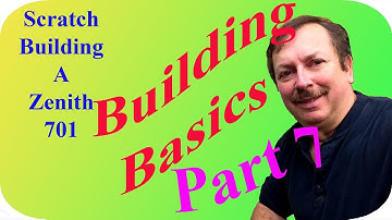 Building a Zenith 701 Experimental Airplane,Building Basics Part 7