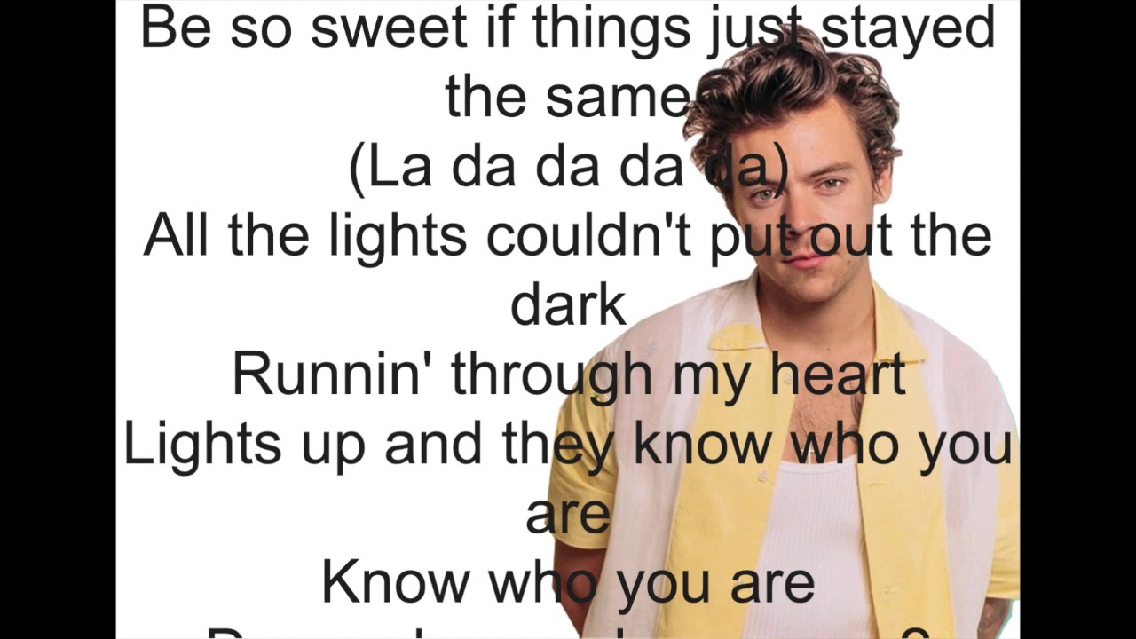 HARRY STYLES // LIGHTS UP (Lyrics) YouTube