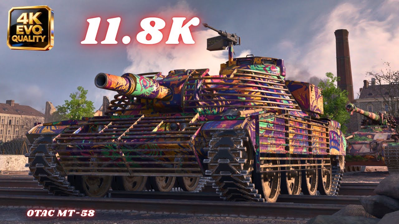 OTAC MT-58  11.8K Damage 4 Kills | World of Tanks | Mir Tankov