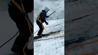 West bend ice dam company using steam to remove ice dam ice dam repairs ice dam prevention plans r