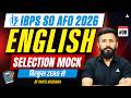 IBPS SO AFO 2026 English | IBPS SO AFO English Mock Test #8 | IBPS SO AFO English MCQs By Parth Sir