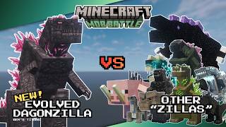 NEW! Dagonzilla vs Other Zillas | Minecraft Mob Battle 1.20.1 (Ben's Titans, Alex Caves, MORE!)