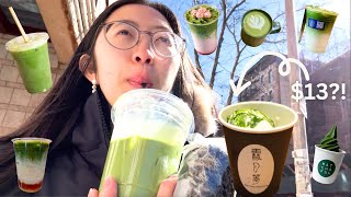 Trying EVERY TOP MATCHA SPOT in NEW YORK CITY