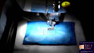 Float your fabric - how to embroider something that is too small or too big for your hoop.