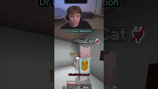 Dr Donut Insaine reaction to minecraft build #drdonut #minecraft #twitch #shorts #viral