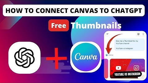 How to connect Canvas to chat GPT#connectcanva