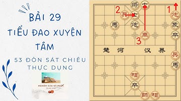 Bài 29 - Đòn Tiểu Đao Xuyên Tâm - Kỳ Phổ Sát Chiêu Thực Dụng - Hình Cờ Chính - Sách Cờ Tướng