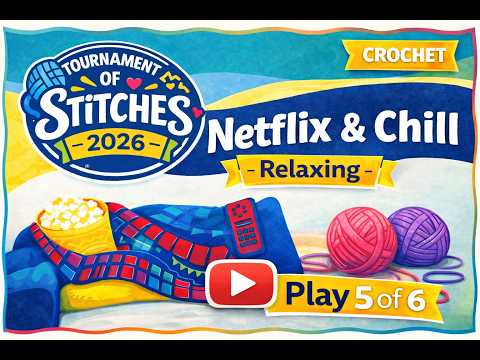 Crochet Long Bobble Stitch Tutorial – Easy Shawl Texture | Tournament of Stitches Play 5