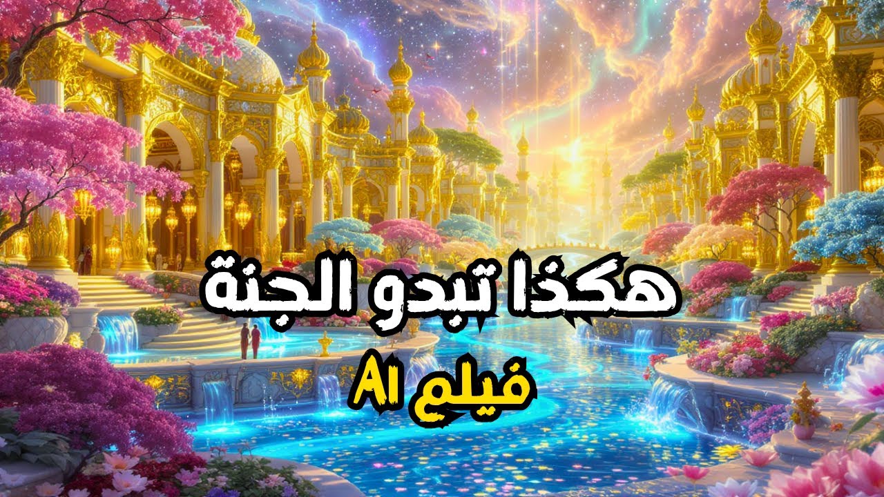 كيف ستكون حياتنا في الجنة؟ | فيلم بالذكاء الاصطناعي🌺