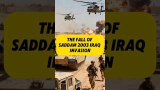 The fall of Saddam 2003 Iraq Invasion