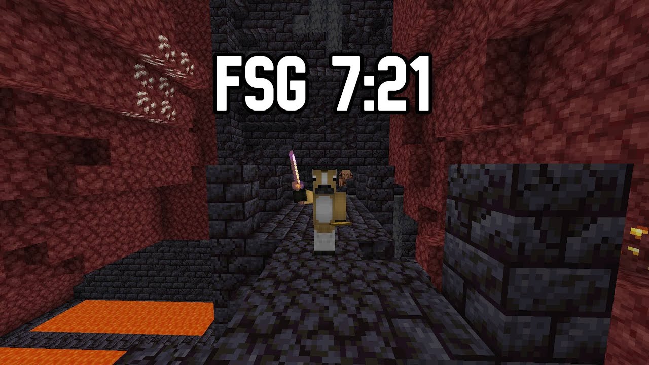 Minecraft 1.16 FSG In 7:21 (3rd Place) - YouTube