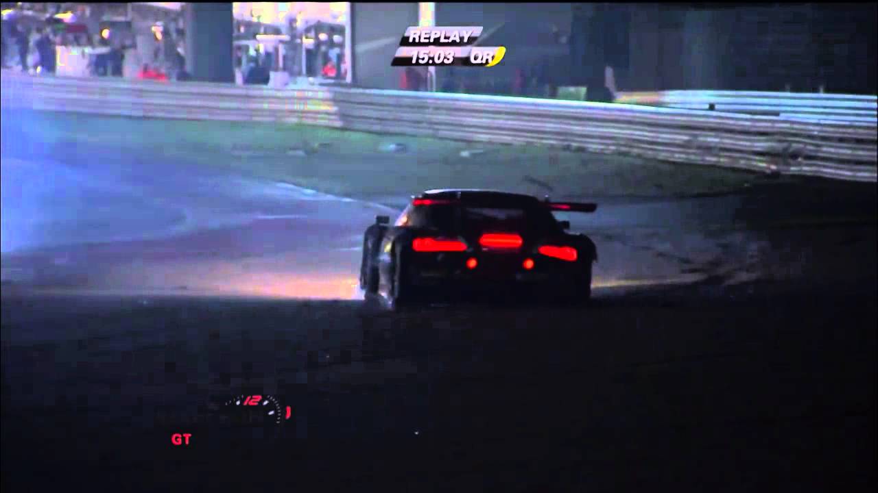 Blancpain GT Series 2016. Misano Qualifying Race. Stuart Leonard Crash ...