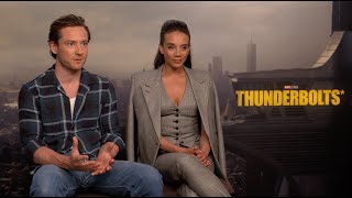 Lewis Pullman & Hannah John-Kamen talk THUNDERBOLTS* SPOILERS!