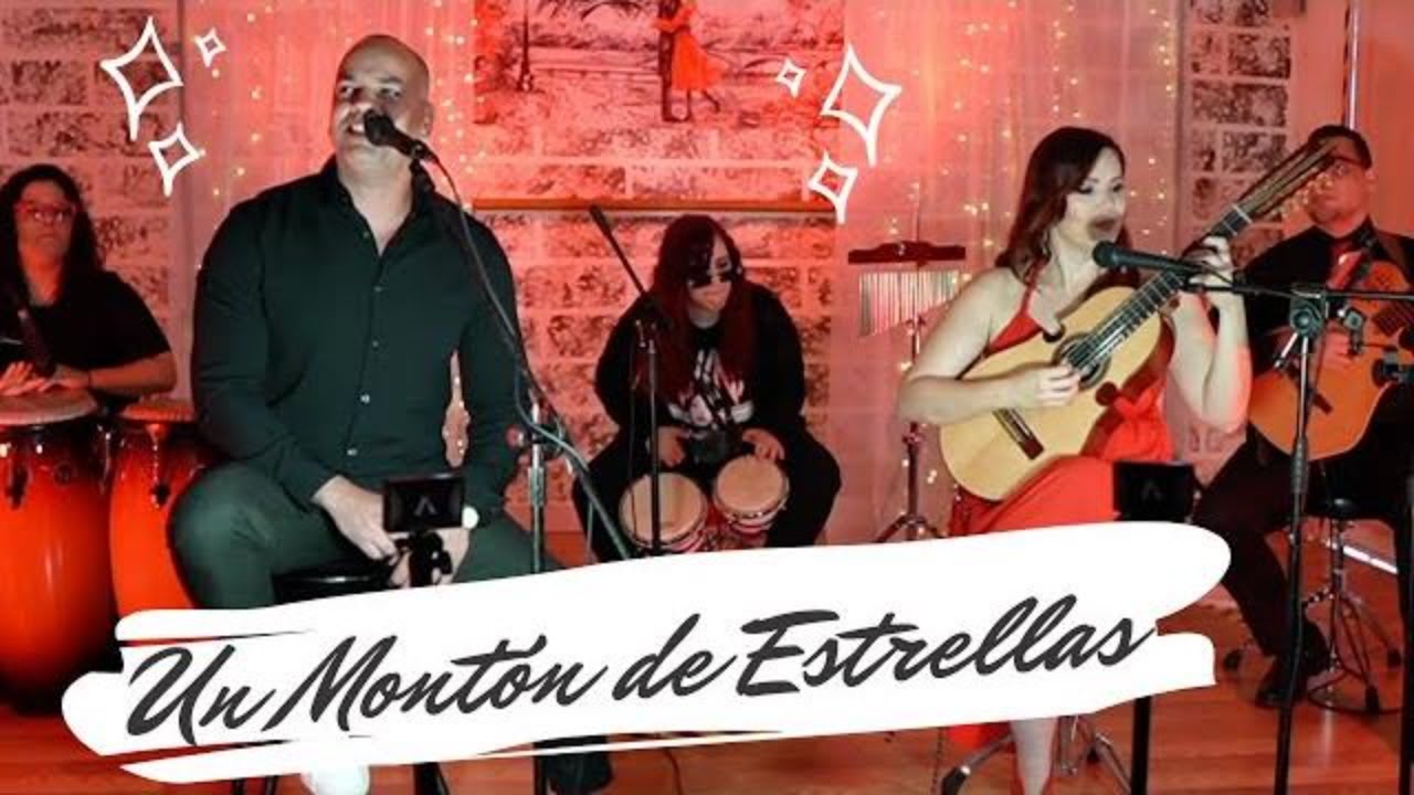 Un Montón de Estrellas | Maribel Delgado cuatro puertorriqueño con Melvin Javier (cantante) cover
